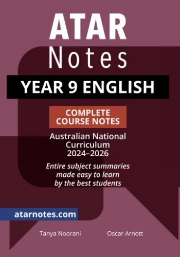 ATAR Notes: Year 9 English Complete Course Notes (2024-2026)